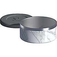 ASOBU The Bonita Insulated White Marble Dog Bowl