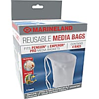 Marineland Reusable Media Bags Fits Penguin And Emperor Pro Media Baskets