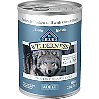 Blue Buffalo Blue Wilderness Natural Wholesome Grains Turkey & Chicken Grill Adult Wet Dog Food