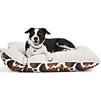 EveryYay Essentials Snooze Fest Cow-Print Lounger Dog Bed