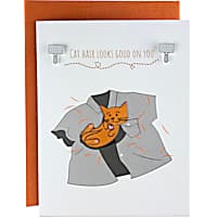 Moose & Pig Congratulations Cat Adoption Card