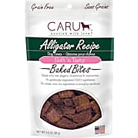CARU Soft 'n Tasty Baked Bites Alligator Recipe Dog Treats