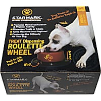 Starmark Treat Dispensing Roulette Wheel for Dogs