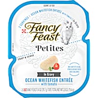 Fancy Feast Petites Ocean Whitefish With Tomato Entree Gourmet Gravy Wet Cat Food