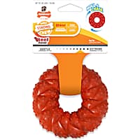 Nylabone Chew Ring Braided Beef Flavor Chew Toy for Dogs