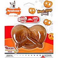 Nylabone Pretzel Bacon & Peanut Butter Flavor Dog Chew Toy