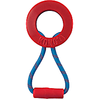 KONG Jaxx Brights Tug with Ring Assorted Dog Toy