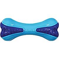 KONG Blue Squeezz Bitz Bone Dog Toy