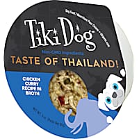 Tiki Dog Taste of Thailand Chicken Curry Recipe in Broth Wet Dog Food