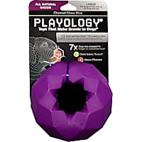 Playology Bacon Scent Channel Chew Ring Dog Toy