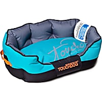 Touchdog Blue Performance-Max Sporty Comfort Cushioned Dog Bed