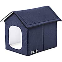 Pet Life Blue "Hush Puppy" Electronic Heating and Cooling Smart Collapsible House
