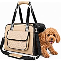 Pet Life Brown Airline Approved Mystique Fashion Pet Carrier