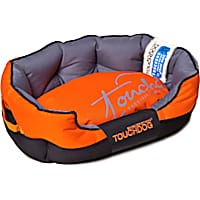 Touchdog Orange Performance-Max Sporty Comfort Cushioned Dog Bed