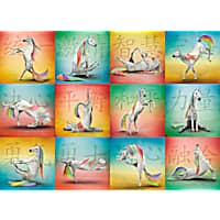 Willow Creek Press Unicorn Yoga 1000-Piece Puzzle