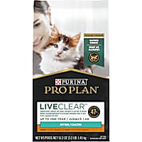 Purina Pro Plan LiveClear Allergen Reducer Chicken and Rice Formula Dry Cat Food for Kittens Cat