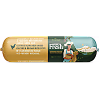 Freshpet Nature's Fresh Certified Humanely Raised Chicken & Brown Rice Dog Food Recipe Roll