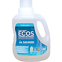 ECOS Free & Clear Hypoallergenic Liquid Laundry Detergent with Built-In Fabric Softener
