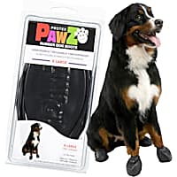 PawZ Black Rubber Dog Boots