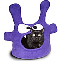 Dharma Dog Karma Cat Monster Purple Wool Pet Cave