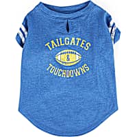 YOULY The Champion Tailgates & Touchdowns Graphic Dog T-Shirt