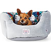 BOBS from Skechers Multicolor Comic-Printed Walk-In Dog Bed