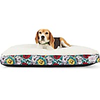 BOBS from Skechers Multicolor Comic-Printed Lounger Dog Bed
