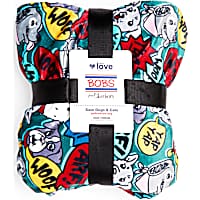 BOBS from Skechers Multicolor Dog Face-Printed Dog Throw