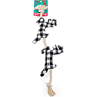 Merry Makings Check Me Out Reindeer Rope Dog Toy