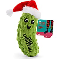 Merry Makings Briny & Bright "Dillightful" Holiday Pickle Plush Dog Toy