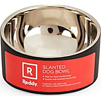 Reddy Slanted Stainless-Steel Slanted Dog Bowl