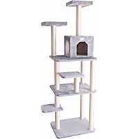 Gleepet Real Wood Cat Tree With Seven Levels