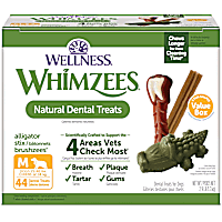 Whimzees Medium Natural Dental Value Box Dog Treats