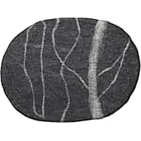 Dharma Dog Karma Cat Dark Grey River Stone Wool Pet Mat
