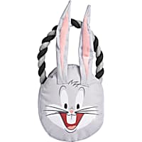 Fetch for Pets Looney Tunes Bugs Bunny Rope Head Stuffed Dog Toy