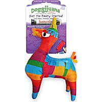 Doggijuana Get the Pawty Started Refillable Llama Pinata Dog Toy