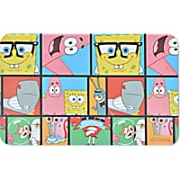 Fetch for Pets SpongeBob SquarePants Deco Characters Dog Placemat with Non-Slip Silicone Bottom