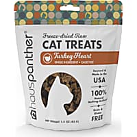 Hauspanther Collection by Primetime Turkey Heart Freeze-dried Raw Cat Treats