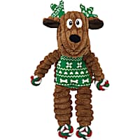 KONG Holiday Floppy Knots ReindeerDog Toy