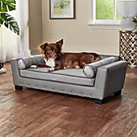 Enchanted Home Pet Gray Sailor Pet Sofa
