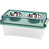 Elevated Dog Bowl Stand w/ Food Storage – OfficialDogHouse
