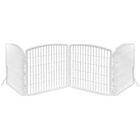 Iris White Indoor Plastic Pet Fence
