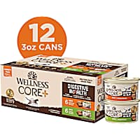Wellness CORE Digestive Health Chicken & Turkey Pate Variety Pack Wet Cat Food