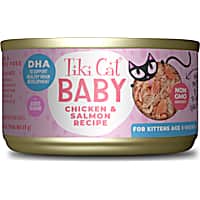 Tiki Cat Baby Chicken & Salmon Recipe Wet Kitten Food
