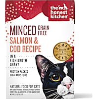The Honest Kitchen Grain Free Minced Salmon & Cod in Fish Broth Gravy Wet Cat Food