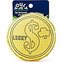 YOULY St. Patrick's Day Plush Gold Dog Toy