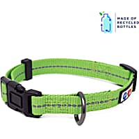 Pawtitas Green Recycled Reflective Dog Collar