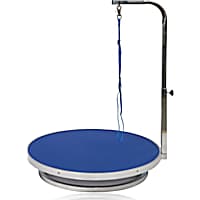 Go Pet Club Blue Diameter Rotating Grooming Table
