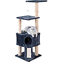 Go Pet Club Gray 46" Cat Tree with Scratching Board