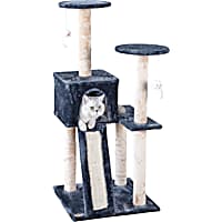 Go Pet Club Gray 44" Cat Tree with Scratching Board